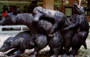 Rating: Explicit Score: 0 Tags: agalmatophilia all_fours anal balls_deep canid canine canis doggystyle domestic_dog e621 feral foursome from_behind_position grandfathered_content group group_sex male male/male male_penetrated male_penetrating male_penetrating_male mammal penetration public public_sex real sculpture sculpture_(artwork) sex statue traditional_media_(artwork) train_position unknown_artist wolf User: bunchy7s