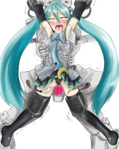 Rating: Explicit Score: 0 Tags: 1girl aqua_hair armpits arms_up bdsm black_legwear black_panties black_thighhighs blush bondage brush closed_eyes detached_sleeves drool female forced_orgasm hands helpless long_hair machine necktie open_mouth pain panties rule34 saliva sex_machine sex_toy skirt solo tears thighhighs tickle_torture tickling tickling_armpits tickling_sides tied_hair torment torture twintails underwear very_long_hair vibrator vocaloid_append User: bunchy7s
