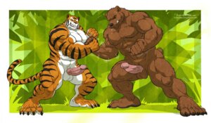 Rating: Explicit Score: 0 Tags: 2014 5_toes abs animal_genitalia anthro arm_wrestling athletic balls bear biceps big_muscles black_body black_fur black_nose bodily_fluids border brown_bear brown_body brown_fur circumcised claws clenched_teeth duo e621 erection eyes_closed fangs feet felid fight forest fur genitals grin grizzly_bear huge_muscles humanoid_genitalia humanoid_penis jungle male male/male mammal markings mike_the_tiger muscular muscular_anthro muscular_male navel nipples nude outside pantherine paws pecs penis plant pose sheath side_view simple_background smile standing striped_body striped_fur stripes struggling sweat tail teeth tiger toe_claws toes tree ursine vein veiny_muscles veiny_penis wfa white_body white_border white_fur User: bunchy7s