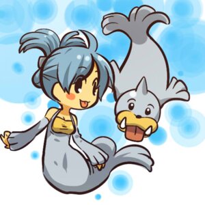 Rating: Safe Score: 0 Tags: 1:1 ambiguous_gender armwear blue_hair breasts cel_shading cleavage clothed clothing cosplay detached_sleeves duo e621 fangs female feral generation_1_pokemon hair hitec human long_hair looking_at_viewer mammal nintendo nude pokemon pokemon_(species) seel shaded tan_body tan_skin teeth tongue tongue_out User: bunchy7s