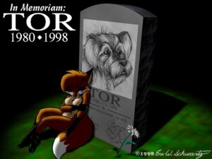 Rating: Safe Score: 0 Tags: 1998 4:3 anthro bodily_fluids breasts canid canine canis crying domestic_dog duo e621 eric_schwartz featureless_breasts female fox grave mammal tail tammy_vixen tears tombstone tor_dog User: bunchy7s