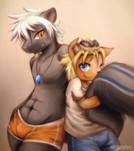 Rating: Safe Score: 0 Tags: 2014 abs anthro azure_(bluedude) blue_eyes blush bulge clothing duo e621 facial_hair goatee grin hair hi_res jewelry male mammal markings mephitid muscular necklace nurinaki orange_eyes pecs pendant shirt skunk smile striped_markings striped_tail stripes tail tail_markings topwear underwear white_hair User: bunchy7s Rating: Safe Score: 0 Tags: 2014 abs anthro azure_(bluedude) blue_eyes blush bulge clothing duo e621 facial_hair goatee grin hair hi_res jewelry male mammal markings mephitid muscular necklace nurinaki orange_eyes pecs pendant shirt skunk smile striped_markings striped_tail stripes tail tail_markings topwear underwear white_hair User: bunchy7s