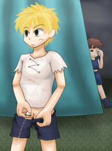 Rating: Explicit Score: 0 Tags: 1boy 1girls balls blonde_hair boots brown_hair female kukuri mahoujin_guru_guru male male_focus nike_(mahoujin_guru_guru) penis rule34 shirt shorts small_penis tagme white_shirt User: bunchy7s
