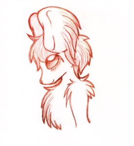 Rating: Safe Score: 0 Tags: blush canid canine canis cappies domestic_dog e621 female mammal monochrome orange_and_white papillon sketch smile solo source_request toy_dog User: bunchy7s