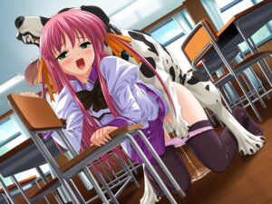 Rating: Explicit Score: 0 Tags: aihara_sarina blush canine canine_on_human cum delta female female_human game_cg green_eyes happy_sex human leo_(shiiku_hakusho) long_hair male male/female male_canine open_mouth panties pussy red_hair rule34 saliva school_uniform sex shiiku_hakusho shiiku_hakusho_-_kusari_ni_tsunagareta_doukyuusei smile thighhighs underwear vaginal_penetration zoophilia User: bunchy7s