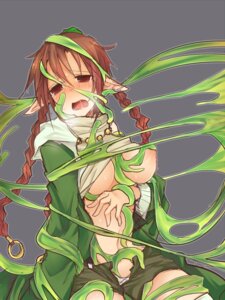 Rating: Explicit Score: 0 Tags: 1girls beige_skin blush braid breasts brown_hair clothes color elf empty_eyes erect_nipples female female_only front_view hair_ornament jewelry joraga_warcaller magic_the_gathering necklace nipples open_clothes open_eyes open_mouth open_robe oshiruko_(tsume) panties pointy_ears red_eyes rule34 rule_63 saliva shirt_lift short_shorts shorts simple_background slime solo tentacle tentacles_under_clothes twin_braids underwear unzipped voidslime User: bunchy7s