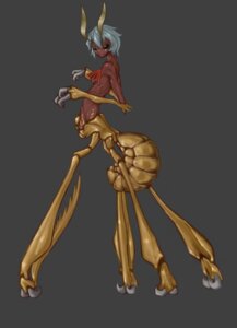 Rating: Questionable Score: 0 Tags: antennae_(anatomy) arthropod arthropod_abdomen arthropod_taur breasts dark_body dark_skin e621 female hi_res humanoid_taur insect insect_taur jingaidaisuki monster monster_girl_(genre) multi_leg multi_limb non-mammal_breasts solo taur unknown_species User: bunchy7s