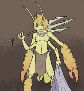 Rating: Safe Score: 0 Tags: anthro arthropod bottomwear clothing e621 fisherman fishing fishing_net holding_net holding_object holding_weapon insect loincloth male melee_weapon momorodent net polearm retiarius solo spearfishing throw_net trident warrior weapon weapon_on_shoulder User: bunchy7s