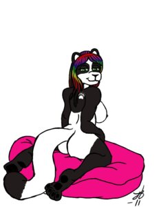 Rating: Explicit Score: 0 Tags: anthro bear female furry giant_panda panda prisma prismalin rainbow_hair rule34 tail User: bunchy7s