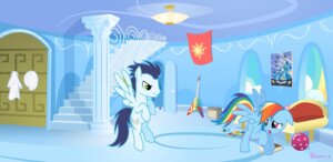 Rating: Safe Score: 0 Tags: 2013 ball blue_body blue_feathers blue_fur blue_hair book cutie_mark duo e621 electric_guitar equid equine feathered_wings feathers female feral friendship_is_magic fur gizemyorganci green_eyes guitar hair hasbro hi_res inside male mammal multicolored_hair musical_instrument my_little_pony mythological_creature mythological_equine mythology pegasus plucked_string_instrument purple_eyes quadruped rainbow_dash_(mlp) rainbow_hair sad soarin_(mlp) string_instrument tail wings wonderbolts_(mlp) User: bunchy7s