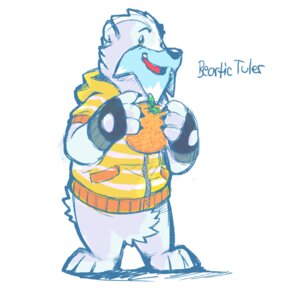 Rating: Safe Score: 0 Tags: 3_toes 4_fingers anthro anthrofied barefoot beartic biped bottomless claws clothed clothing colored_sketch e621 feet fingerless_gloves fingers food fruit fur generation_5_pokemon gloves handwear holding_food holding_object hoodie jacket male nintendo open_mouth open_smile orange_(fruit) plant pokemon pokemon_(species) pokemorph pubes simple_background sketch smile solo standing super-tuler toes toony topwear white_background white_body white_fur yellow_eyes User: bunchy7s