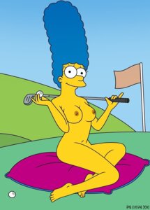 Rating: Explicit Score: 0 Tags: accurate_art_style blue_hair breasts color curly_hair cushion female female_only flag golf_ball golf_club human long_hair looking_at_viewer marge_simpson matt_groening_(style) nude outdoors pat_kassab pose rule34 sitting solo tagme the_simpsons toony yellow_skin User: bunchy7s