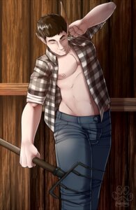 Rating: Safe Score: 0 Tags: 2013 animal_humanoid asinus asinus_humanoid brown_hair bulge clothed clothing donkey donkey_humanoid e621 ear_expansion ear_transformation equid equid_humanoid equine equine_humanoid expansion eyes_closed farmer fasttrack37d hair hi_res human humanoid imminent_transformation inside male mammal mammal_humanoid muscular muscular_male nipples open_clothing open_shirt open_topwear pecs pitchfork shirt solo standing story story_at_source story_in_description tools topless topwear transformation unaware_transformation User: bunchy7s