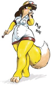 Rating: Safe Score: 0 Tags: anthro blush canid canine clothing e621 female fox jenna_(underwear-ninja) mammal mifmaf nurse nurse_clothing nurse_uniform overweight overweight_anthro overweight_female scientific_instrument simple_background solo tail thermometer uniform walking weather_instrument white_background User: bunchy7s