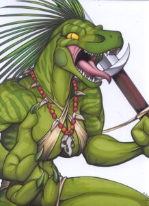 Rating: Questionable Score: 0 Tags: anthro barbarian breasts claws claymore cleavage clothed clothing dungeoneers e621 female holding_melee_weapon holding_object holding_sword holding_weapon jewelry liz_(dungeoneers) lizardbeth melee_weapon muscular muscular_anthro muscular_female necklace non-mammal_breasts reptile scalie solo sword weapon User: bunchy7s