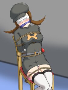 Rating: Explicit Score: 0 Tags: 1girls bondage corruption dubious_consent enemy_conversion female forced_orgasm gag gagged lyra_(pokemon) pokemon rope rule34 solo team_rocket team_rocket_uniform vibrator User: bunchy7s