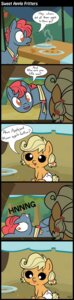 Rating: Safe Score: 0 Tags: 2012 absurd_res apple_split_(mlp) applejack_(mlp) asking asking_another asking_for_food asking_for_more asking_where asking_who blonde_hair bodily_fluids brown_eyes clean_diaper clothed clothed_feral clothing comic describing_another describing_size dialogue diaper diaper_only drooling duo e621 earth_pony english_text equid equine female feral food freckles friendship_is_magic furniture grunting hair hasbro heart_attack hi_res horse introduction long_image male mammal mrbastoff my_little_pony name_drop name_in_dialogue pony question questioning_tone red_hair saliva signature speech_bubble table talking_to_another tall_image text tongue topless vowelless vowelless_vocalization wearing_diaper white_diaper yes-no_question young User: bunchy7s