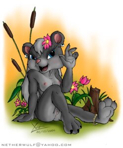 Rating: Explicit Score: 0 Tags: 2004 anthro bear breasts e621 ear_piercing female genitals kadie mammal netherwulf nipples nude outside piercing plant solo text url vulva User: bunchy7s
