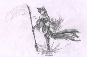 Rating: Safe Score: 0 Tags: 2012 anthro anthrofied armor blade breasts cleavage clothed clothing duo e621 equid equine female friendship_is_magic fur glowing greyscale hair hasbro hi_res horn jewelry long_hair long_tail magic mammal melee_weapon monochrome my_little_pony mythological_creature mythological_equine mythology navel necklace polearm staff standing tacticalfur tail traditional_media_(artwork) twilight_sparkle_(mlp) unicorn weapon User: bunchy7s