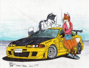 Rating: Safe Score: 0 Tags: 2009 absurd_res anthro canid canine canis car cigarette clothed clothing crossdressing dipstick_tail duo e621 english_text femboy fox hi_res honda male mammal markings scan simple_background smoke smoking tail tail_markings text thaddeus_character vehicle wolf wred wred_(character) User: bunchy7s