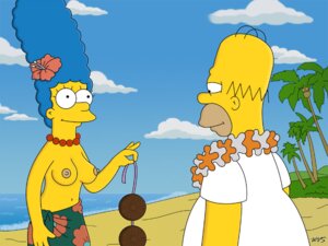 Rating: Explicit Score: 0 Tags: blue_hair breasts clothes color day female hair homer_simpson human male marge_simpson nipples outdoors rule34 smile tagme the_simpsons topless wvs yellow_skin User: bunchy7s