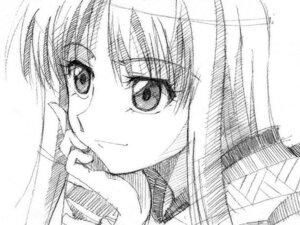 Rating: Safe Score: 0 Tags: 4:3 e621 female greyscale headshot_portrait holo_(spice_and_wolf) human human_only mammal monochrome not_furry portrait simple_background sketch solo spice_and_wolf unknown_artist white_background User: bunchy7s
