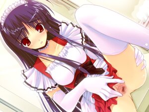 Rating: Explicit Score: 0 Tags: 1girls artist_request ass blush breasts character_request cleavage cute female maid purple_hair pussy red_eyes rule34 solo source_request sweat uncensored User: bunchy7s