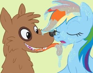 Rating: Questionable Score: 0 Tags: arrkhal blue_body blue_fur bodily_fluids brown_body brown_fur canid canine canis domestic_dog drooling duo e621 equid equine excessive_drooling excessive_saliva eyes_closed female feral feral_on_feral french_kissing friendship_is_magic fur hair hasbro horse interspecies kissing licking licking_tongue mammal multicolored_hair my_little_pony open_mouth open_smile orthros orthros_(mlp) pony rainbow_dash_(mlp) rainbow_hair saliva saliva_on_tongue sharp_teeth smile teeth tongue tongue_out User: bunchy7s