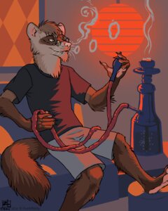 Rating: Safe Score: 0 Tags: 2011 4:5 anthro biped blue_eyes brown_body brown_fur brown_hair coal domestic_ferret e621 eyewear fur glasses hair hookah male mammal mustelid musteline oce pawpads paws shisha sitting smoke smoking solo tail tobacco true_musteline weasel whiskers User: bunchy7s Rating: Safe Score: 0 Tags: 2011 4:5 anthro biped blue_eyes brown_body brown_fur brown_hair coal domestic_ferret e621 eyewear fur glasses hair hookah male mammal mustelid musteline oce pawpads paws shisha sitting smoke smoking solo tail tobacco true_musteline weasel whiskers User: bunchy7s