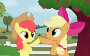 Rating: Safe Score: 0 Tags: 2012 accessory apple apple_bloom_(mlp) apple_tree applejack_(mlp) blonde_hair bow_(feature) bow_accessory bow_ribbon clothing cowboy_hat diegotan duo e621 earth_pony equid equine female fence feral fist_bump food friendship_is_magic fruit fruit_tree gesture green_eyes grin hair hair_accessory hair_bow hair_ribbon hasbro hat headgear headwear hi_res horse mammal my_little_pony orange_body orange_eyes plant pony red_hair ribbons shrub sibling_(lore) sister_(lore) sisters_(lore) smile tree wallpaper wood yellow_body young young_feral User: bunchy7s
