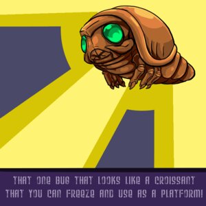 Rating: Safe Score: 0 Tags: 1:1 2009 ambiguous_gender arthropod digital_media_(artwork) e621 feral green_eyes insect metroid nintendo oniontrain ripper_(metroid) solo that_one_bug_that_looks_like_a_croissant_that_you_can_freeze_and_use_as_a_platform User: bunchy7s