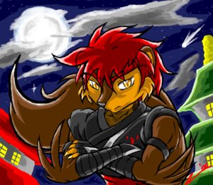 Rating: Safe Score: 0 Tags: anthro atmongoose brown_body brown_fur detailed_background digital_media_(artwork) e621 full_moon fur hair herpestid male mammal mongoose moon night ninja oekaki outside red_hair sky solo star starry_sky tail toony warrior User: bunchy7s