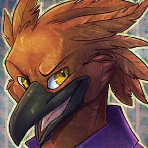 Rating: Safe Score: 0 Tags: 1:1 ambiguous_gender avian baako_(baako) beak bird corvid corvus_(genus) crow e621 feathers headshot_portrait icon kaceymeg low_res oscine passerine portrait red_body red_feathers smile smirk solo tongue yellow_eyes User: bunchy7s