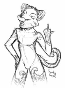 Rating: Questionable Score: 0 Tags: anthro biped black_and_white bulge clothing e621 fawsky_fawsk_(artist) felid gesture hand_gesture hand_on_hip legwear looking_at_viewer male mammal middle_finger monochrome open_mouth round_ears sharp_teeth signature simple_background sketch solo standing teeth white_background User: bunchy7s Rating: Questionable Score: 0 Tags: anthro biped black_and_white bulge clothing e621 fawsky_fawsk_(artist) felid gesture hand_gesture hand_on_hip legwear looking_at_viewer male mammal middle_finger monochrome open_mouth round_ears sharp_teeth signature simple_background sketch solo standing teeth white_background User: bunchy7s