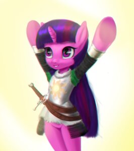 Rating: Questionable Score: 0 Tags: 2014 anthro anthrofied bottomless clothed clothing crossover dark_souls dclzexon e621 equid equine female friendship_is_magic fromsoftware fur hair hasbro horn mammal melee_weapon meme multicolored_hair my_little_pony mythological_creature mythological_equine mythology praise_the_sun_(meme) purple_body purple_eyes purple_fur purple_hair raised_arm smile solo sword twilight_sparkle_(mlp) two_tone_hair unicorn weapon User: bunchy7s