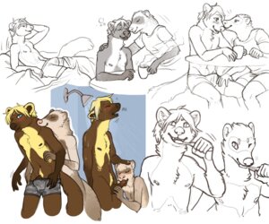 Rating: Explicit Score: 0 Tags: alain_ferret anthro bed beverage body_hair brush carter_reise coffee cuddling domestic_ferret duo e621 erection fellatio food furniture genitals gulonine happy_trail kissing licking male male/male male_penetrated male_penetrating male_penetrating_male mammal marten matuska morning_wood mustelid musteline oral penetration penile penis penis_lick pine_marten pubes romantic romantic_couple sex shower tongue tongue_out toothbrush true_musteline water weasel User: bunchy7s