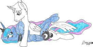 Rating: Questionable Score: 0 Tags: 2013 5j4c720 blue_body blue_eyes blue_fur collar cutie_mark duo e621 equid equine eye_contact fan_character feathered_wings feathers female feral friendship_is_magic fur hasbro hi_res horn looking_at_another male male/female mammal my_little_pony mythological_creature mythological_equine mythology pegasus prince princess princess_luna_(mlp) quadruped royalty simple_background tail white_background winged_unicorn wings User: bunchy7s