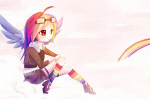 Rating: Safe Score: 0 Tags: alternate_species animal_humanoid blue_body blue_feathers clothing drawerelma e621 eyewear feathered_wings feathers female friendship_is_magic fur goggles hair hasbro humanoid humanoidized mammal multicolored_hair my_little_pony rainbow rainbow_arch rainbow_dash_(mlp) rainbow_hair simple_background solo white_background winged_humanoid wings User: bunchy7s