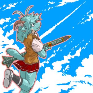 Rating: Questionable Score: 0 Tags: 1:1 1km anthro bovid caprine clothing digital_media_(artwork) e621 female goat horn low_res mammal oekaki rocket school_uniform sky solo tail uniform User: bunchy7s Rating: Questionable Score: 0 Tags: 1:1 1km anthro bovid caprine clothing digital_media_(artwork) e621 female goat horn low_res mammal oekaki rocket school_uniform sky solo tail uniform User: bunchy7s