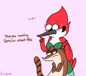 Rating: Questionable Score: 0 Tags: anthro avian beak bird blush boob_hat bra breasts cardinal_(bird) cartoon_network clothed clothing dialogue duo e621 ellipsis english_text feathered_wings feathers female fur hair humor male mammal margaret_smith_(regular_show) non-mammal_breasts oscine passerine procyonid raccoon regular_show rigboner rigby_(regular_show) simple_background tail text underwear unimpressed wings User: bunchy7s