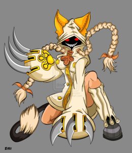 Rating: Safe Score: 0 Tags: animal_humanoid arc_system_works blazblue blonde_hair braided_hair braided_pigtails cat_humanoid claws distracting_watermark e621 felid felid_humanoid feline feline_humanoid female glowing glowing_eyes grin hair humanoid kaka_(blazblue) long_pigtails mammal mammal_humanoid pigtails red_eyes shadow_face sharp_teeth smile solo tail tail_tuft taokaka teeth tuft twin_braids watermark zekke87 User: bunchy7s