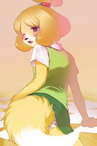 Rating: Safe Score: 0 Tags: 2013 2:3 accessory animal_crossing anthro blush canid canine canis clothed clothed_anthro clothed_female clothing domestic_dog e621 female female_anthro fur hair hair_accessory hairband hi_res isabelle_(animal_crossing) kemono kiichi mammal nintendo one_eye_closed open_mouth shih_tzu solo toy_dog underwear yellow_body yellow_fur User: bunchy7s
