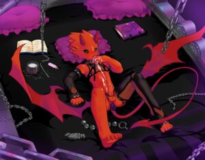 Rating: Explicit Score: 0 Tags: after_masturbation anal anal_beads anal_masturbation anal_penetration balls bed bodily_fluids butt_wings chain clothing cum demon dildo e621 erection fashionable_asymmetry femboy fishnet_clothing furniture genital_fluids genitals green_eyes horn humanoid_genitalia humanoid_penis licking lube male masturbation membrane_(anatomy) membranous_wings orange_body penetration penis sex_toy sheer_(artist) solo tail tongue tongue_out toying_self unusual_wing_placement wings User: bunchy7s