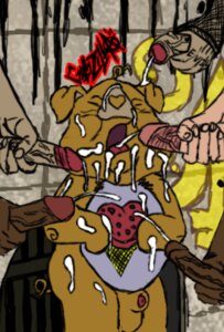 Rating: Explicit Score: 0 Tags: 6+boys anthro anthro_on_human artist_request bukkake care_bear care_bear_cousins care_bears cum gangbang gay gothzilla interspecies male male_only multiple_males multiple_penises pig rule34 rule_63 treat_heart_pig yaoi User: bunchy7s