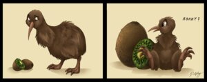 Rating: Safe Score: 0 Tags: 2006 age_difference avian beak bird black_border border comic confusion dolphydolphiana duo e621 egg female feral food fruit humor kiwi_(bird) kiwifruit mistaken_identity mother_(lore) neonate parent_(lore) plant ratite signature simple_background sitting standing yellow_background young young_feral User: bunchy7s