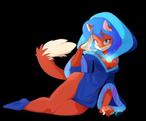 Rating: Safe Score: 0 Tags: anthro azure_(luvon) blue_eyes breasts canid canine e621 female fox fur mammal smile solo tetoki User: bunchy7s