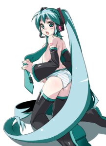 Rating: Explicit Score: 0 Tags: 1girl 1girls aqua_eyes aqua_hair ass back blue_eyes blue_hair blush boots detached_sleeves female flat_chest green_eyes green_hair hatsune_miku headphones headset kneeling long_hair looking_back necktie nipples open_mouth panties rule34 solo striped striped_panties thigh_boots thighhighs tied_hair topless twintails underwear very_long_hair vocaloid yoshihara_maito zettai_ryouiki User: bunchy7s