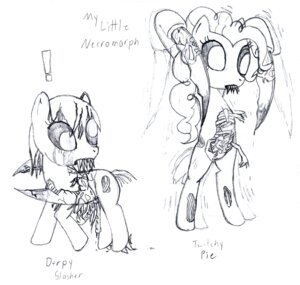 Rating: Questionable Score: 0 Tags: alien alternate_species crossover dead_space derpy_hooves_(mlp) duo e621 earth_pony electronic_arts english_text equid equine feathered_wings feathers female feral flesh_creature friendship_is_magic gore guts hasbro horse mammal monochrome monster my_little_pony mythological_creature mythological_equine mythology necromorph oceansama organs pegasus pinkie_pie_(mlp) pony simple_background sketch slasher_(dead_space) text traditional_media_(artwork) twitcher_(dead_space) undead visceral_games white_background wings zombie User: bunchy7s