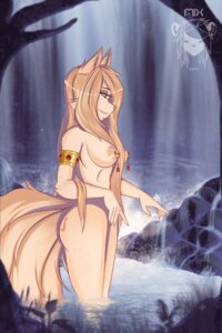 Rating: Questionable Score: 0 Tags: 2:3 anthro armlet big_breasts big_nipples breasts butt canid canine e621 female fox galacticmichi hair long_hair mammal nipple_piercing nipples nude piercing solo sora_(drredhusky83) water User: bunchy7s