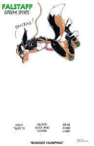 Rating: Explicit Score: 0 Tags: 2002 anthro bungee_jumping canid canine dipstick_tail e621 english_text erection eyewear falstaff_(jessica_willard) genitals goggles humor jessica_willard knee_pads male mammal markings offscreen_character penis piercing solo tail tail_markings text traditional_media_(artwork) User: bunchy7s Rating: Explicit Score: 0 Tags: 2002 anthro bungee_jumping canid canine dipstick_tail e621 english_text erection eyewear falstaff_(jessica_willard) genitals goggles humor jessica_willard knee_pads male mammal markings offscreen_character penis piercing solo tail tail_markings text traditional_media_(artwork) User: bunchy7s